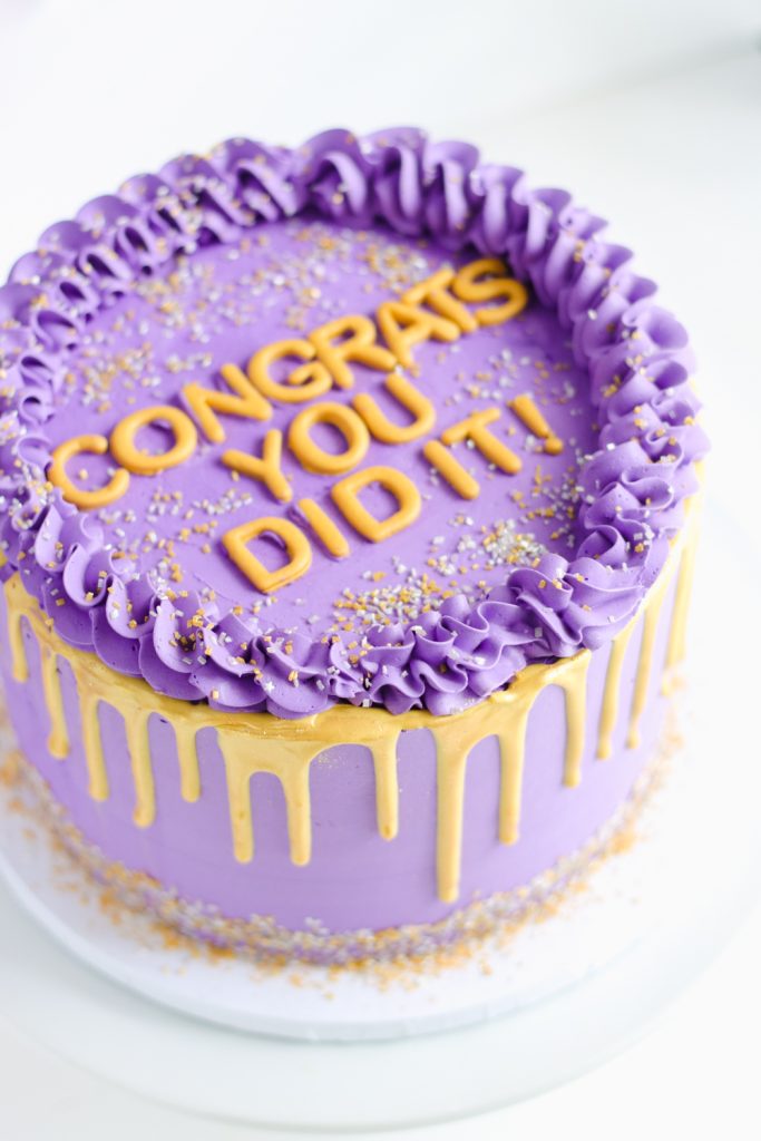 Graduation Drip Cake